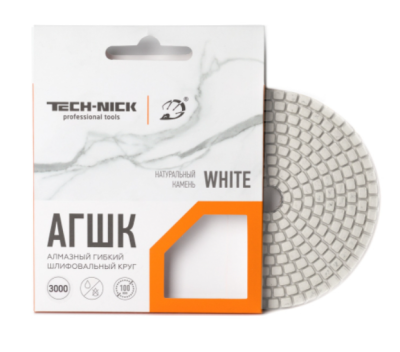 Алмазный Гибкий Шлифовальный Круг WHITE TECH-NICK D100/№100